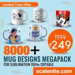 8000+ MUG DESIGNS MEGA PACK