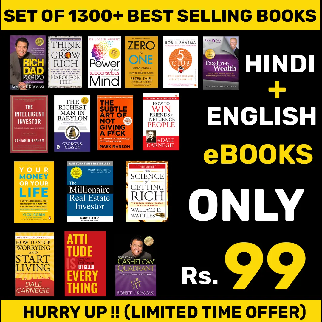 1300+ Best Selling Ebook Bundle (LIFETIME VALIDITY)