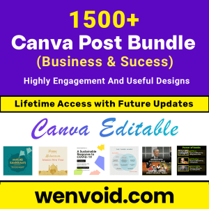 1500+ Canva Posts Bundle